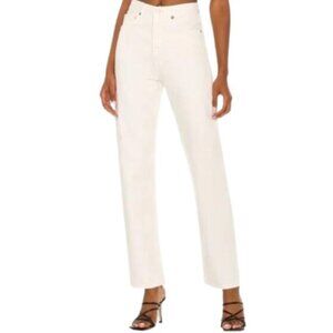 Agolde Women's Straight Leg Jeans - Cream